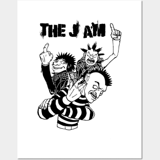 Punk Rock Man Of The Jam Posters and Art